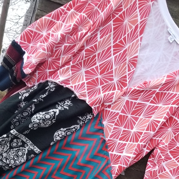 Boho Patchwork Lightweight SweaterJacket Upcycled - Picture 5 of 8